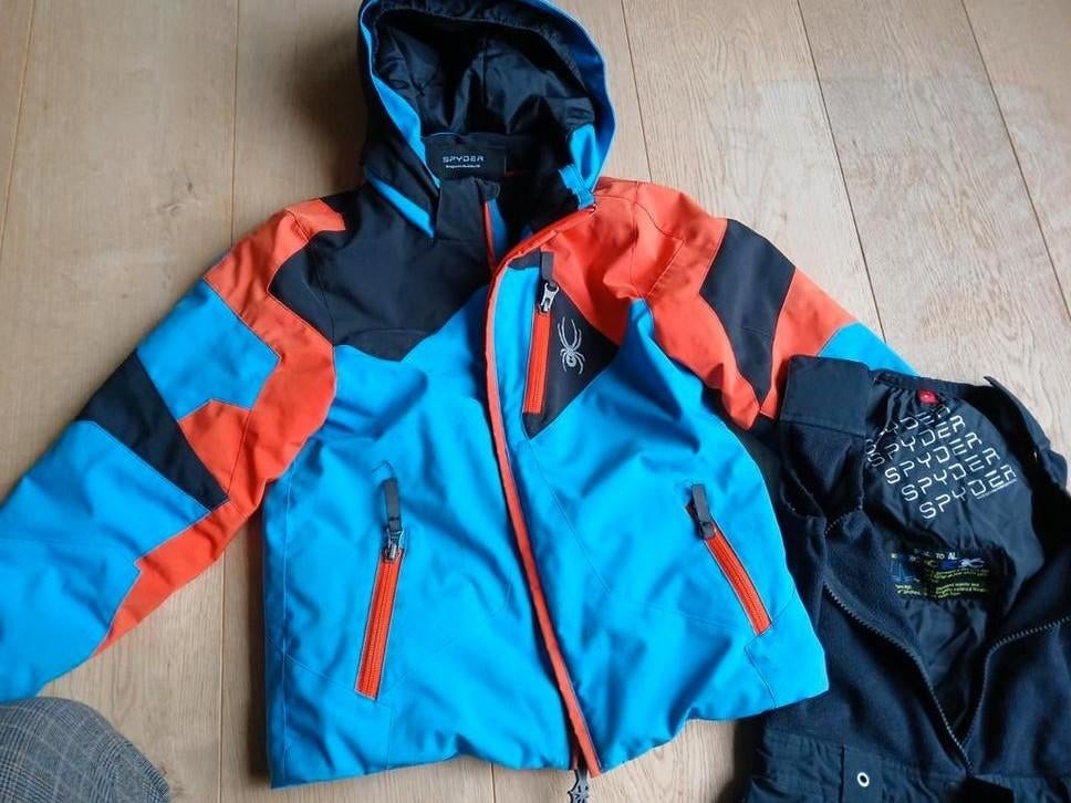ski ens. SPYDER Jas + kap & salopet *VERKOCHT*, Sport en Fitness, Skiën en Langlaufen, Kleding, Ski, Verzenden
