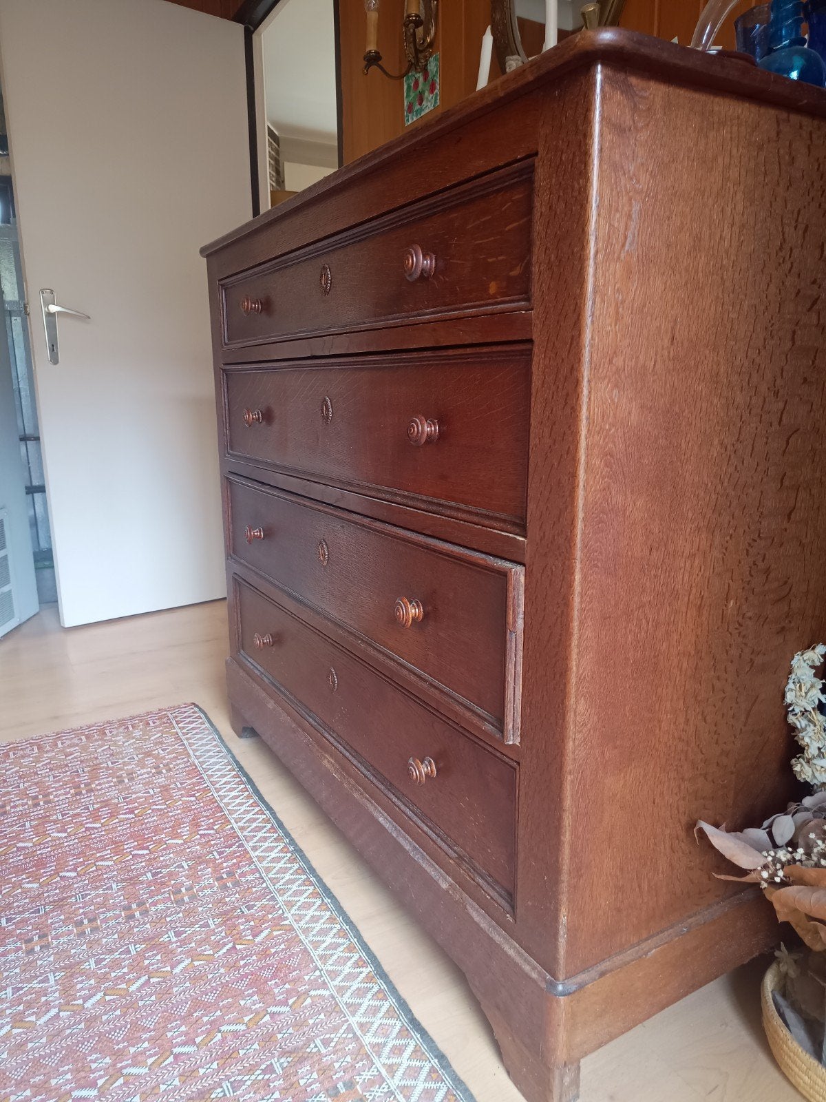 Halkast ladekast antiek, Huis en Inrichting, Ophalen
