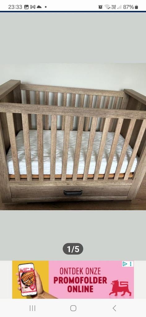 Ledikant met matras, Enfants & Bébés, Enlèvement