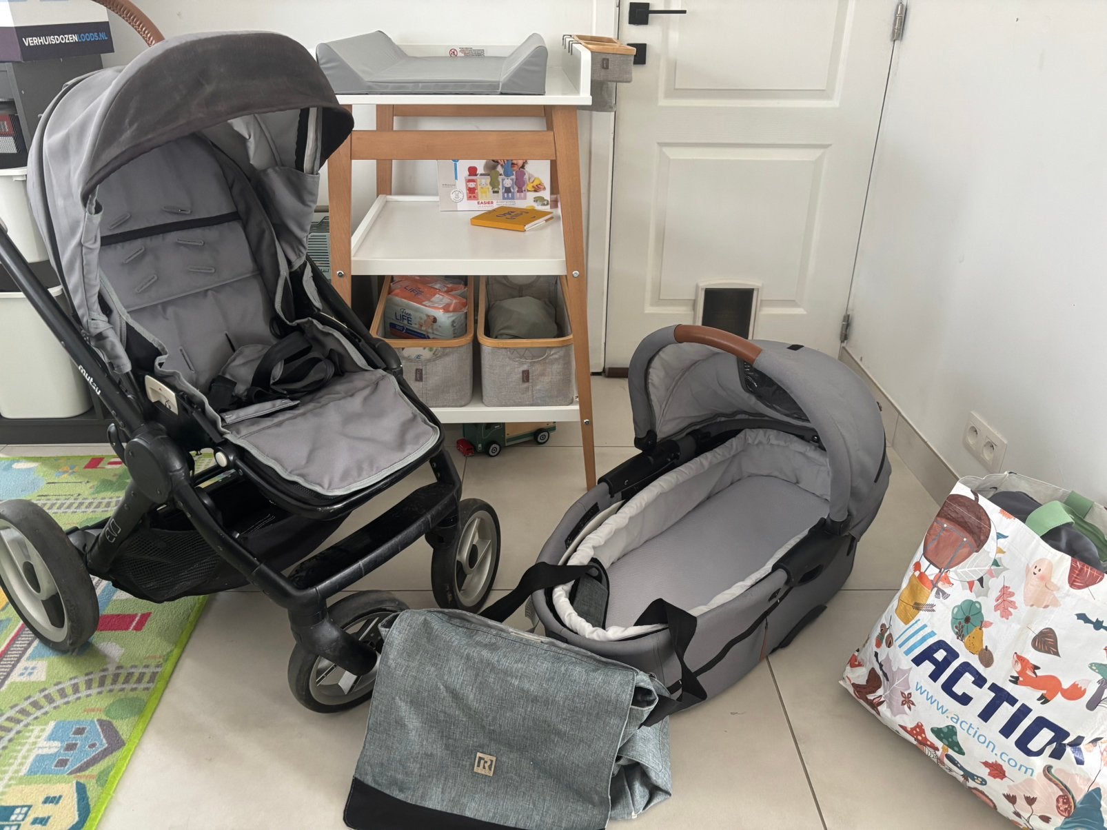 Kinderwagen Mutsy Urban Nomad, Enlèvement, Utilisé, Autres marques, Couverture pieds