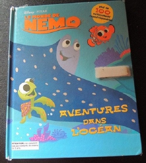 dès 4 /5ans livre jeu autocollants repositionnables complet, Enlèvement ou Envoi, Utilisé, Pixar, Fiction général