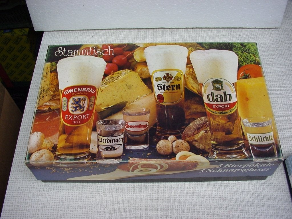 doos Stammisch nieuw, Ophalen of Verzenden, Nieuw, Bierglas