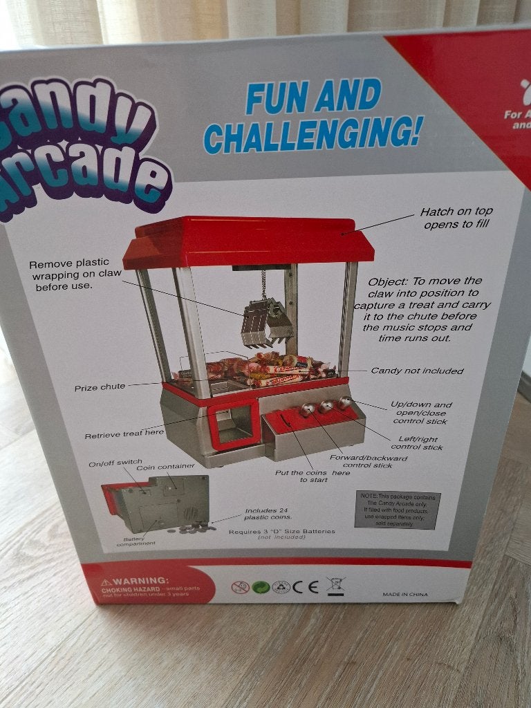 Candy grijpmachiene, Ophalen, Nieuw, Jongen of Meisje