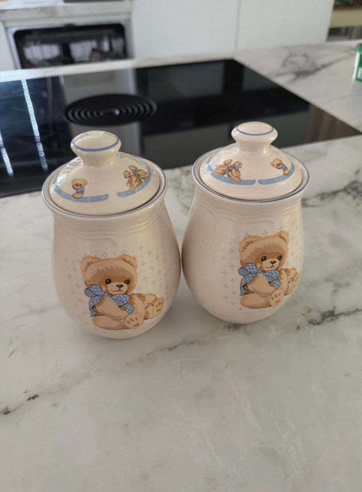 Vintage suiker potjes beer, Huis en Inrichting, Woonaccessoires | Stolpen, Ophalen, Zo goed als nieuw