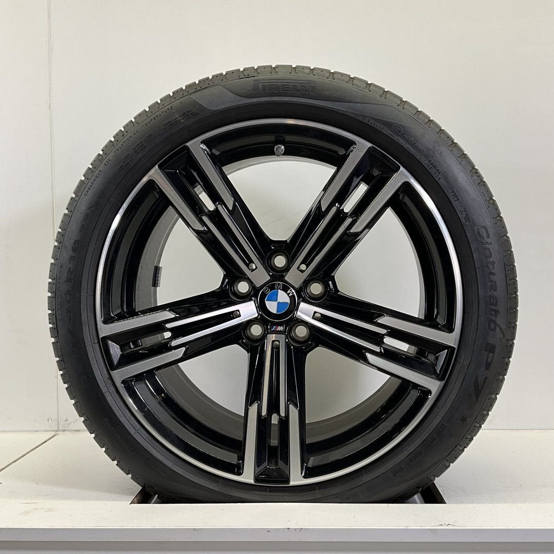BMW 2, 3 EN 4 SERIE BREEDSET VELGEN + ZOMERBANDEN 18 INCH OR, 18 inch, Gebruikt, -, -