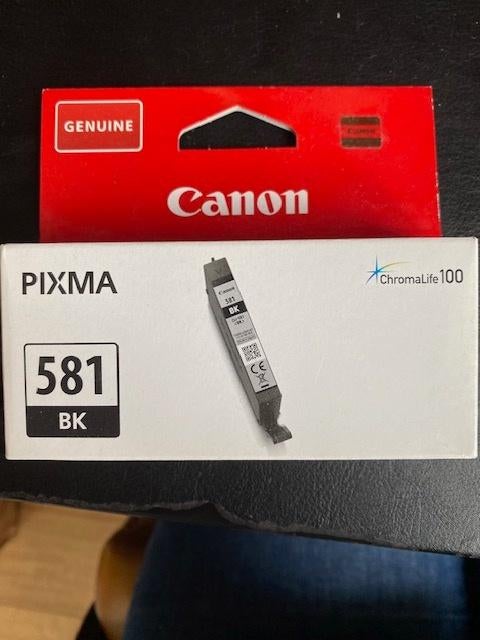 Cartouche d'encre imprimante Canon PIXMA 581 BK, Envoi, Neuf, Cartridge, Canon