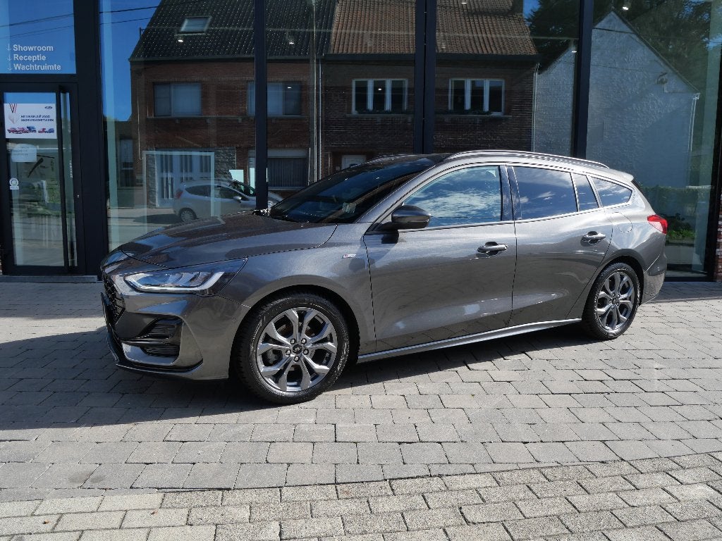 Ford Focus 1.0 EcoBoost Mild-Hybrid ST-Line X AUTOMAAT, Autos, Focus, Argent ou Gris, Euro 6, Entreprise