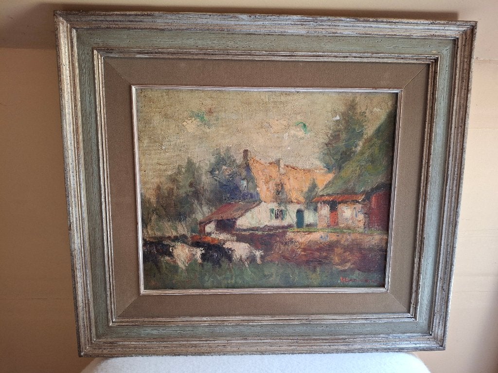 schilderij, Peint à la main, Peinture à l'huile, Enlèvement, Nature morte