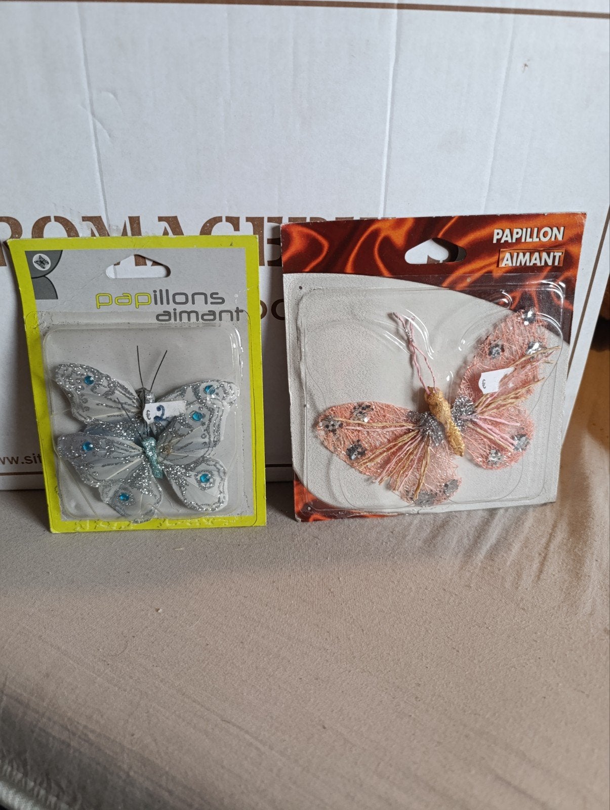 a vendre décoration papillon, Hobby en Vrije tijd, Kaarten | Zelfgemaakt, Ophalen
