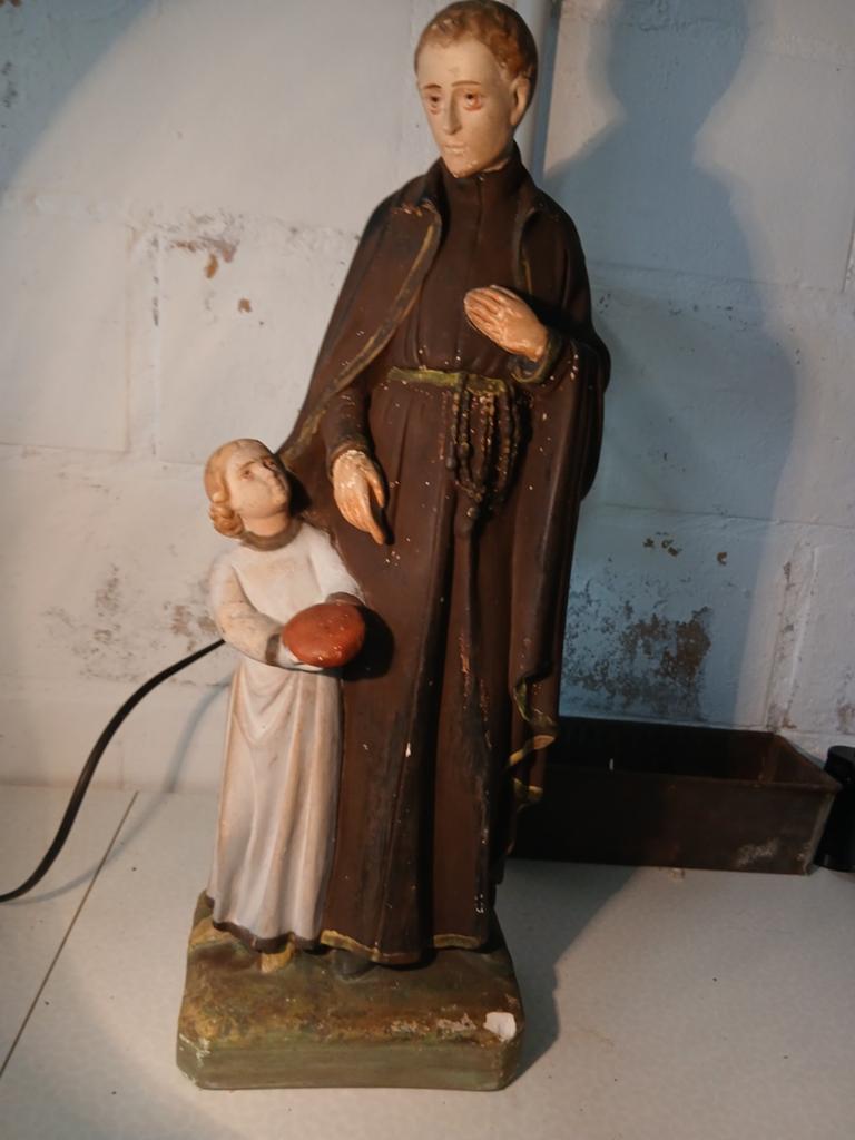 Beeld kalk sint Gerardus majella, Antiek en Kunst, Ophalen