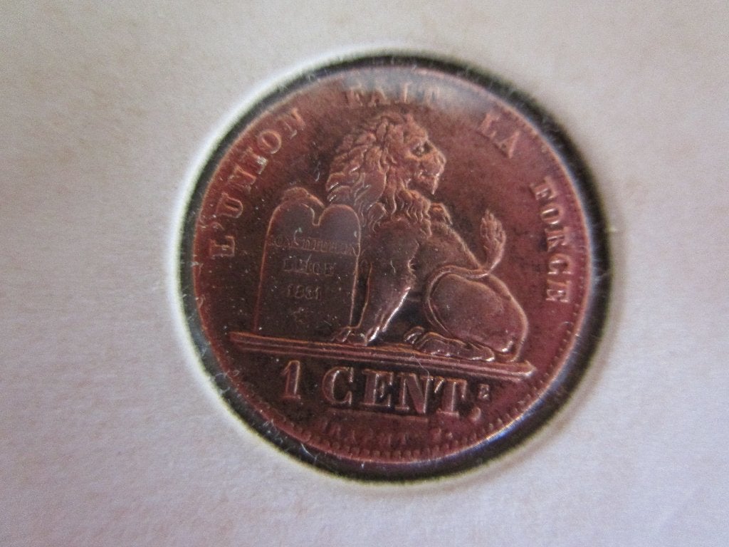 Belgische 1 cent uit 1914 (Albert, frans), Ophalen, Overig, Losse munt