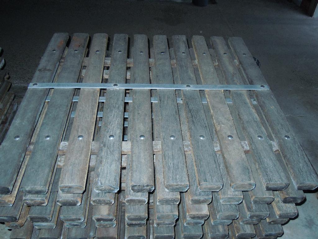 Houten panelen, roosters., Doe-het-zelf en Bouw, Hout en Planken, Ophalen, Gebruikt, 25 tot 50 mm, Overige typen
