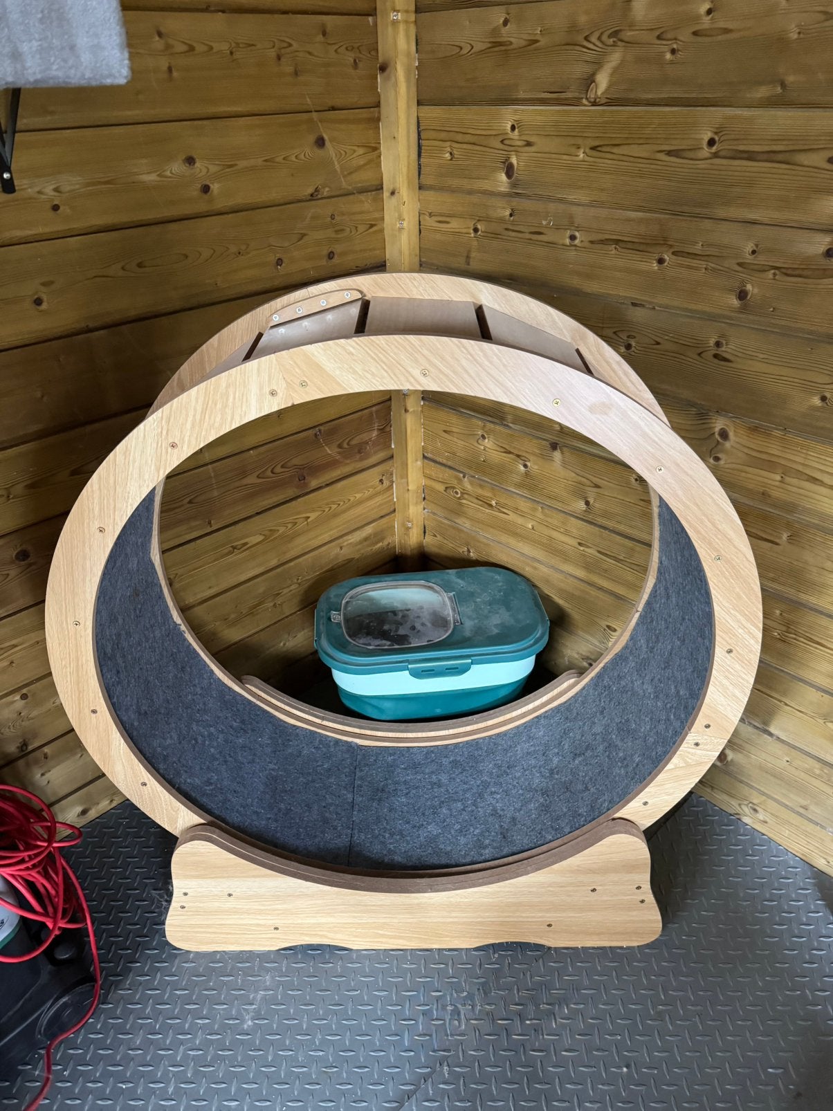 Katten loopwiel NIEUW, Dieren en Toebehoren, Kattenspeelgoed, Ophalen, Zo goed als nieuw