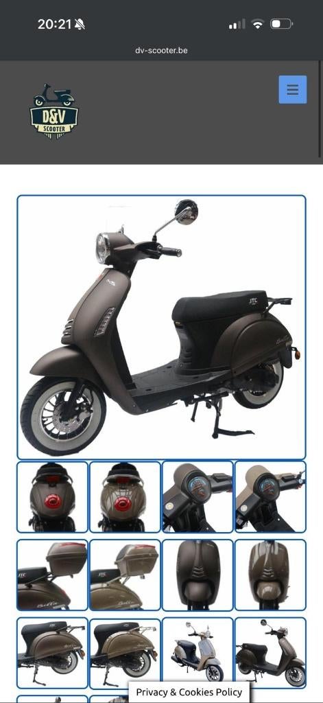 scooter 49cc, Fietsen en Brommers, Scooters | Piaggio, Nieuw, Overige modellen, Klasse A (25 km/u), Benzine, Ophalen