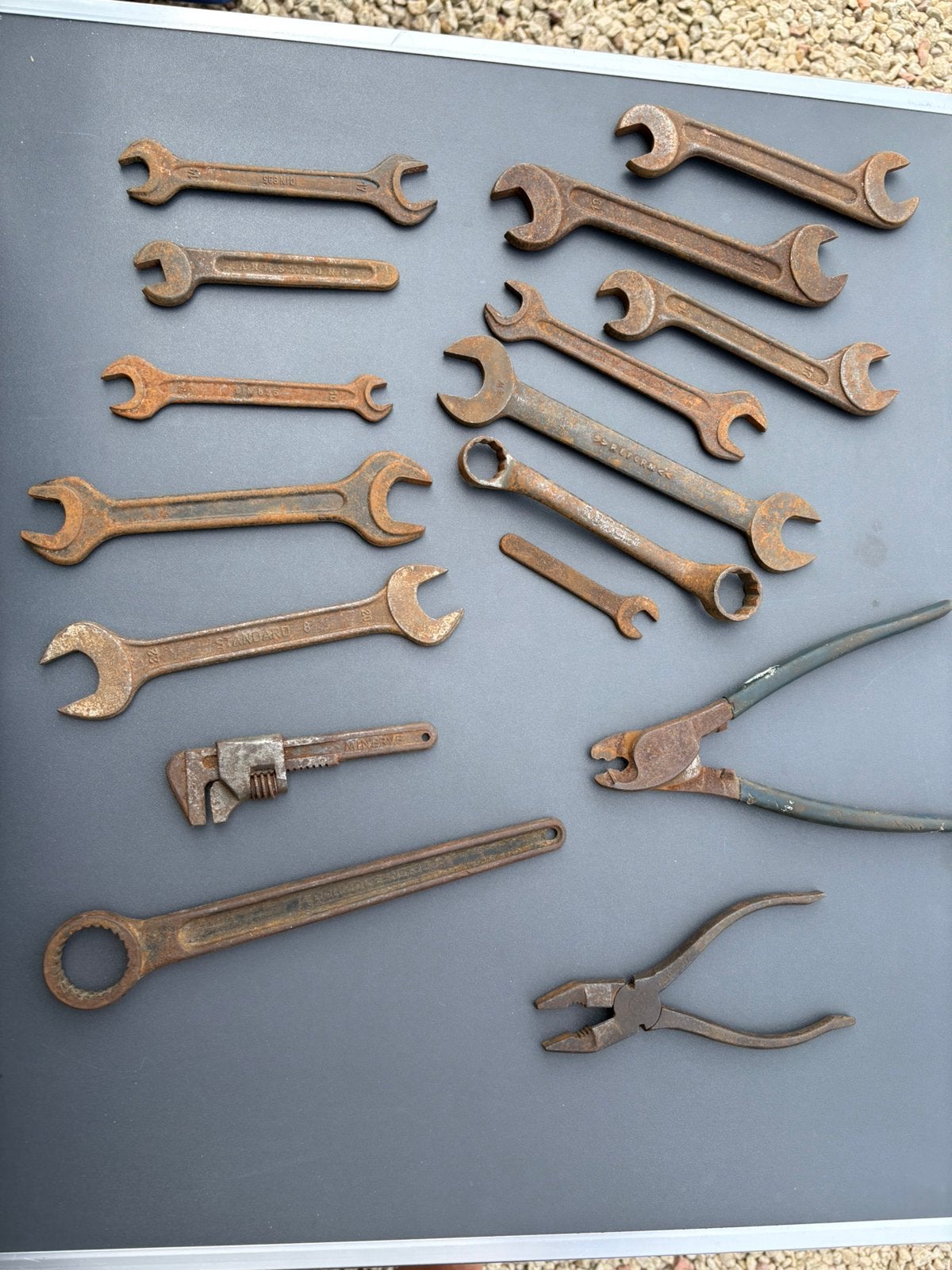 Zeer oud garagetools voor oldtimer-collectie, Ophalen of Verzenden, Gebruikt