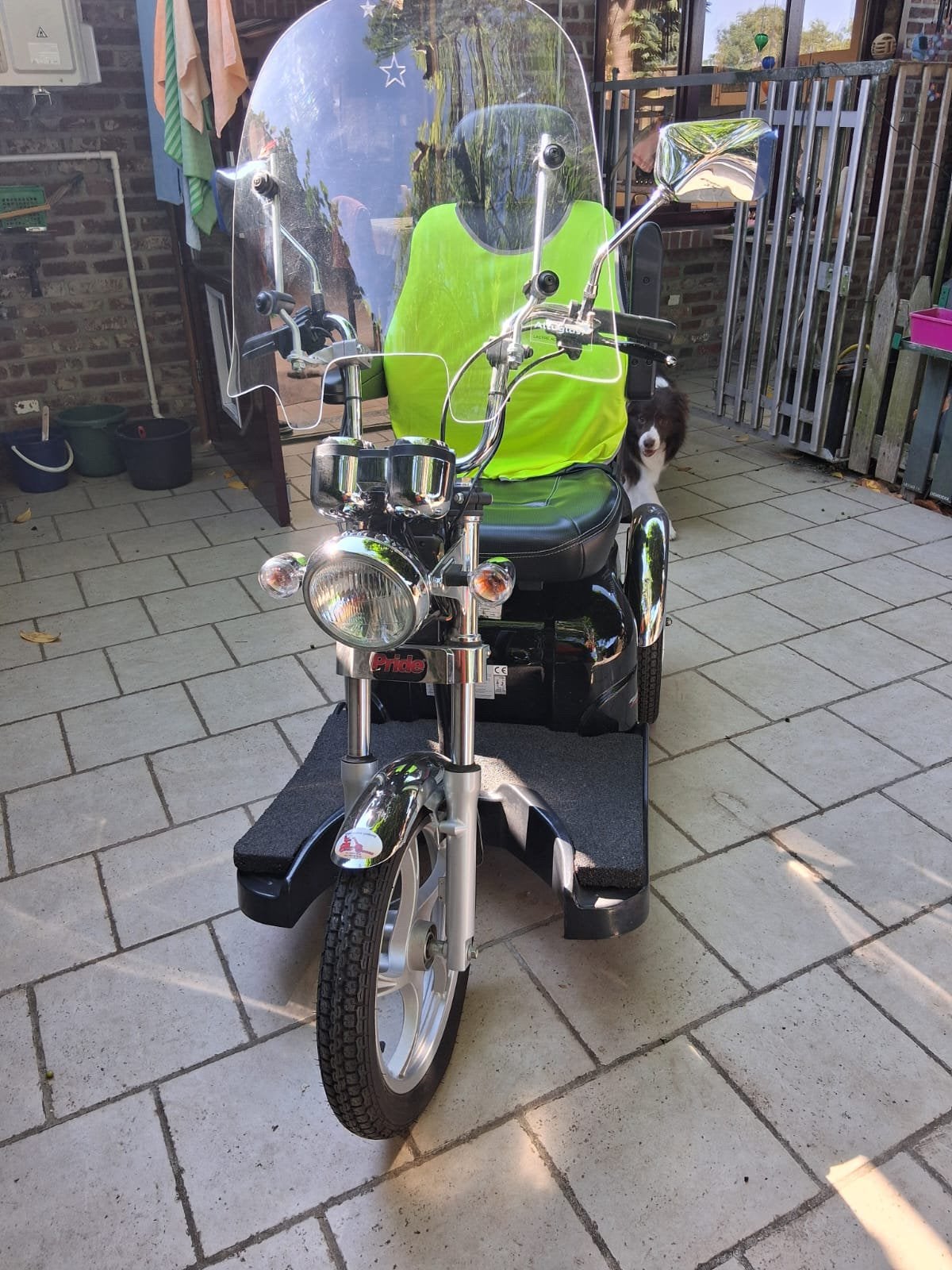 Retro/vintage motor stijl Scootmobile Hego-Mobile, Diversen, Brommobielen en Scootmobielen, Zo goed als nieuw, Ophalen