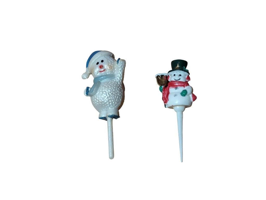 2 bonhomme de neige de décorations pour gâteaux, Enlèvement