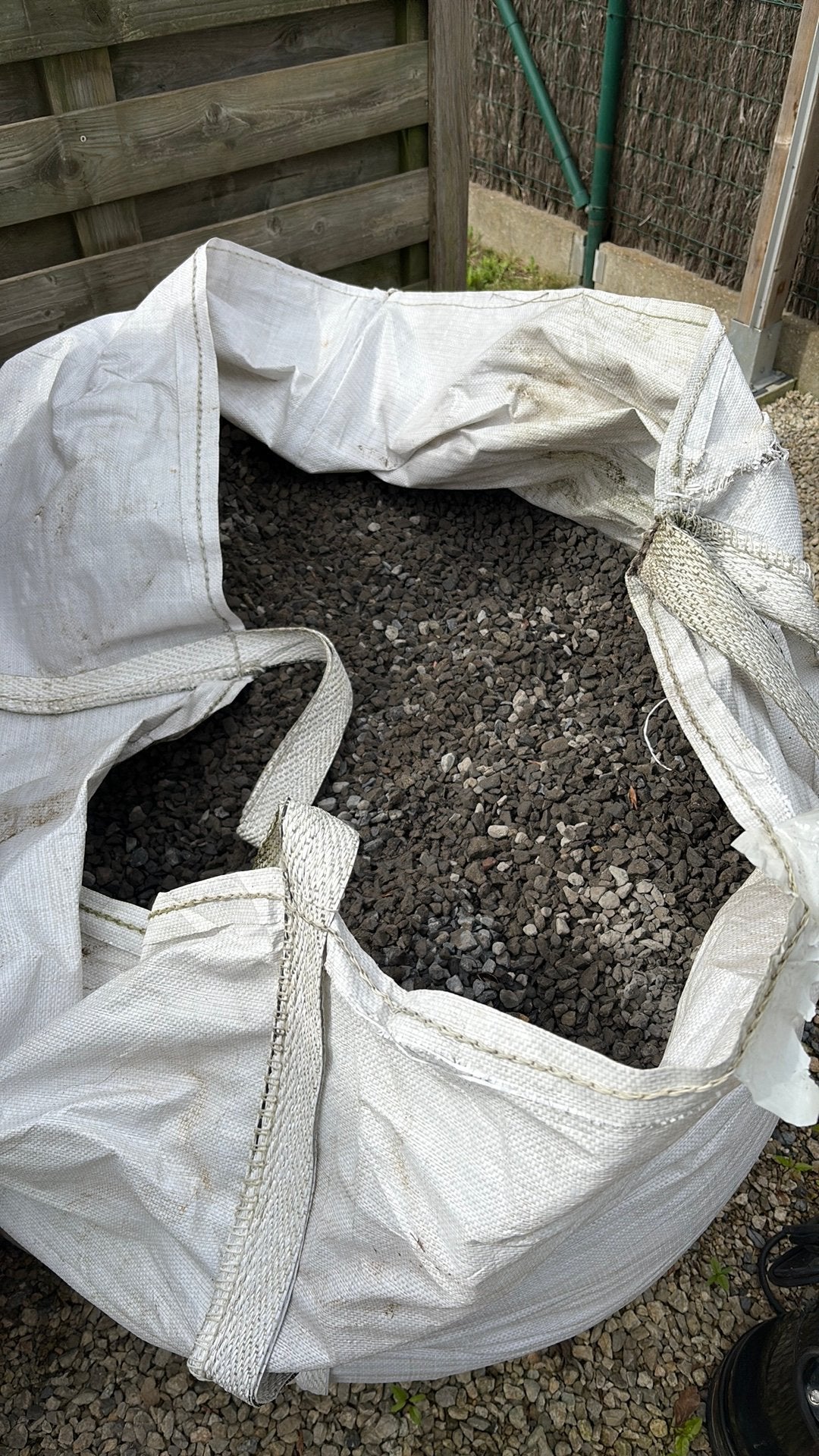Gratis big bag steenslag., Ophalen, Overige materialen, Zo goed als nieuw, Grind