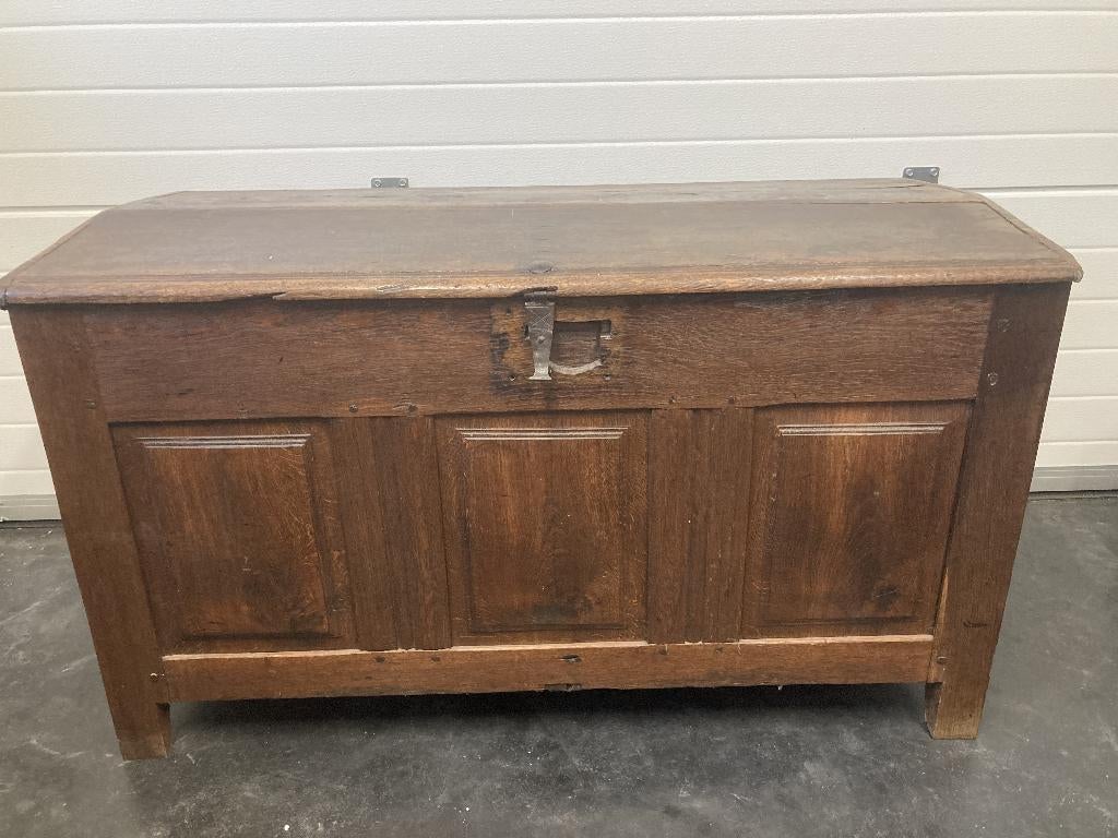 antieke houten koffer, Ophalen