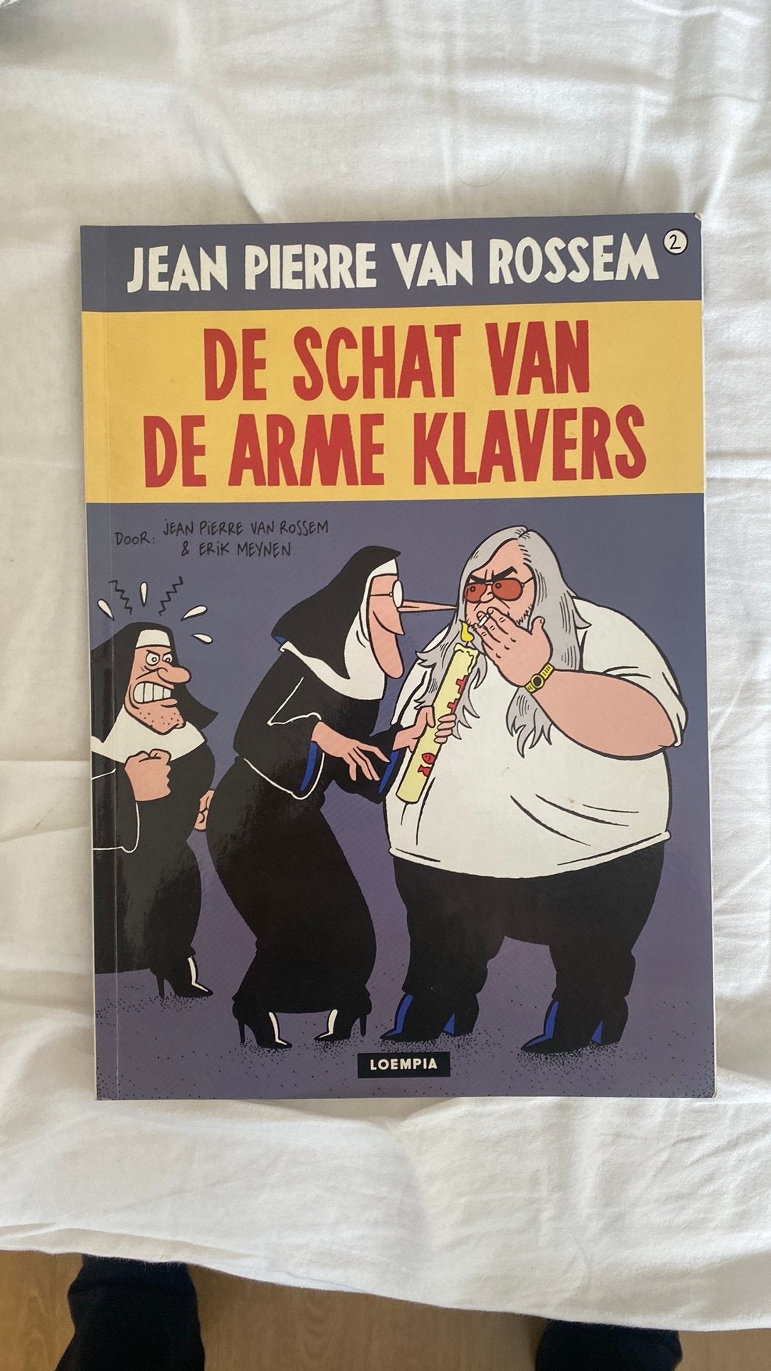 Schat van de Arme Klavers gesigneerd Jean-Pierre Van Rossem, Enlèvement, Comme neuf, Belgique