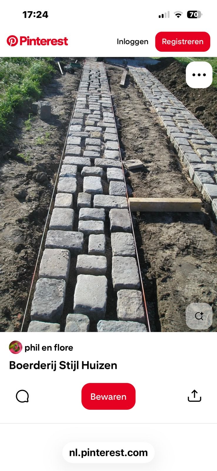 Ik zoek gratis kasseien., Ophalen, Gebruikt, Overige typen, Natuursteen