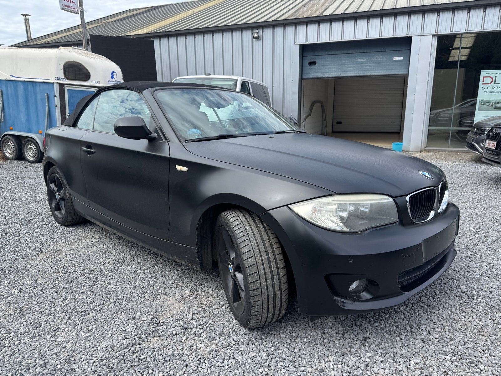 BMW 1-serie Cabriolet-dealer Export 05/12 130.000 km, Zwart, 4 cilinders, Cabriolet, Zwart