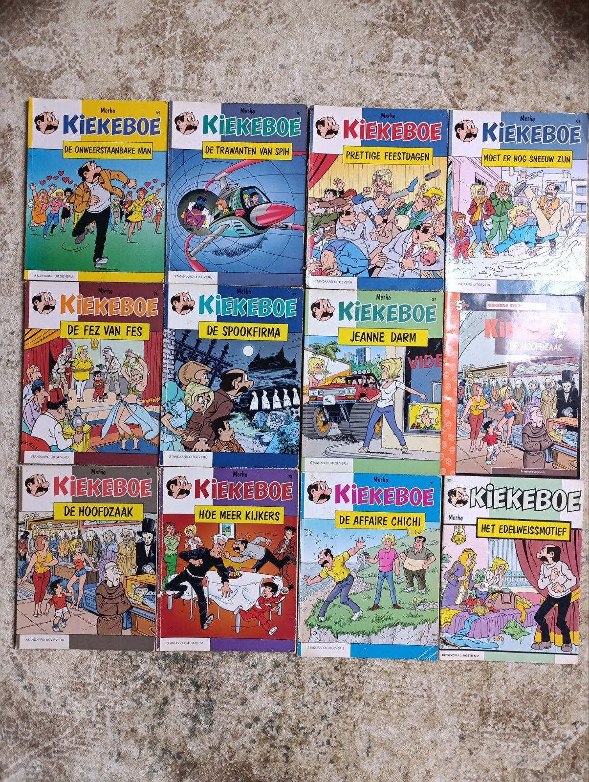 Lot strips kiekeboe,de rode ridder, Suske en Wiske en andere, Boeken, Stripverhalen, Meerdere stripboeken, Ophalen