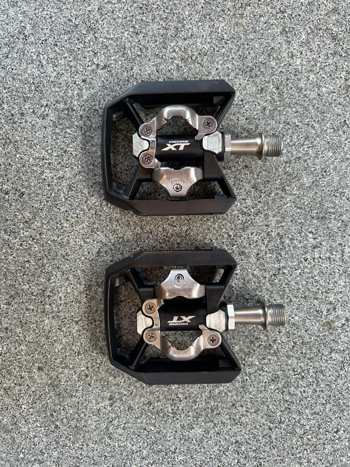 Shimano, XT, T8000, SPD, Plat, Vélos & Vélomoteurs, Vélos Pièces, Pédalier ou Pédales, Racefiets, Comme neuf, Enlèvement