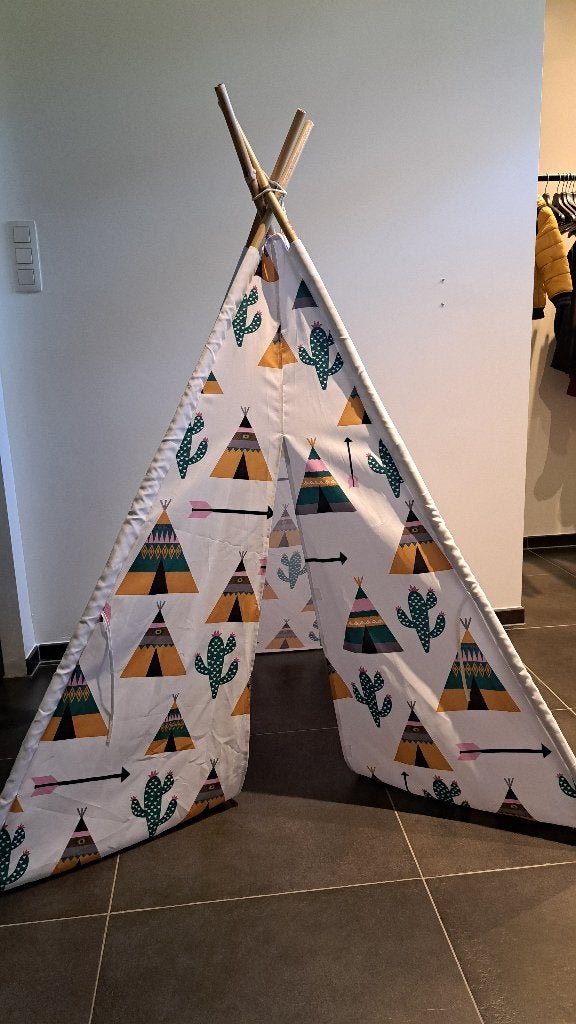 Tipi tent, Ophalen, Gebruikt