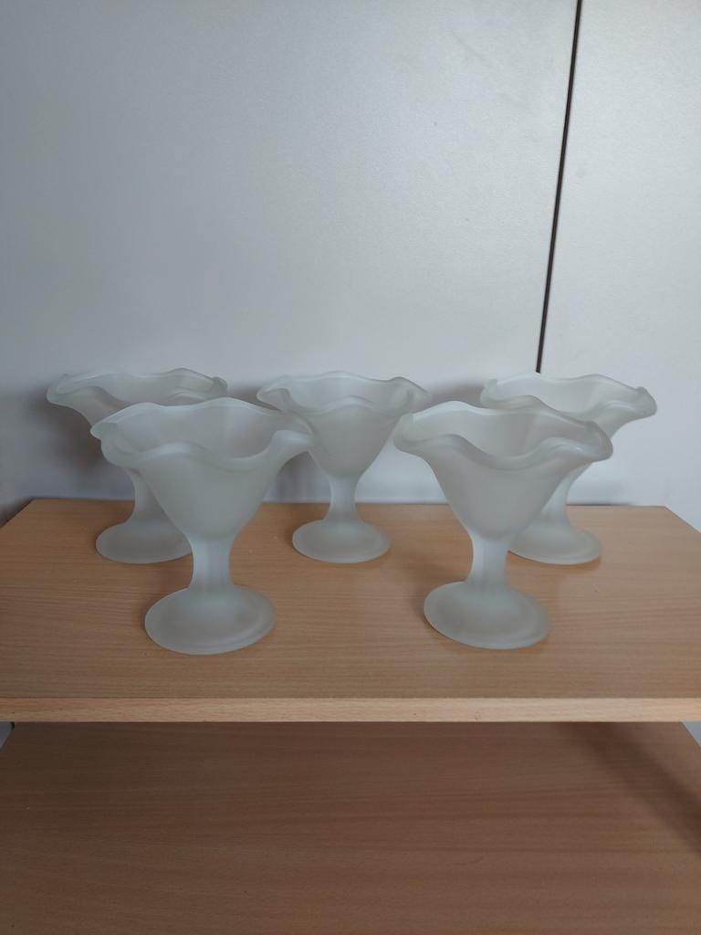 Coupes à glace, Ophalen of Verzenden, Glas