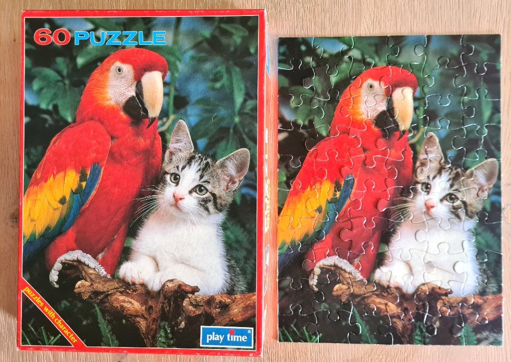 Puzzel 60 stuks formaat 23x32cm, Enlèvement