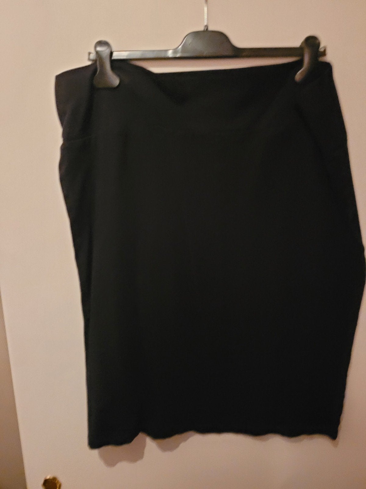 zwarte kokerrok maat 48 rekbaar nieuwstaat, Kleding | Dames, Ophalen of Verzenden, Maat 46/48 (XL) of groter