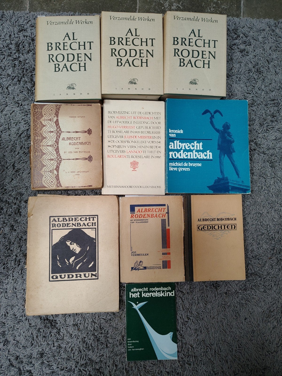 Lot 10 boeken Albrecht Rodenbach, Boeken, Geschiedenis | Nationaal, Ophalen of Verzenden