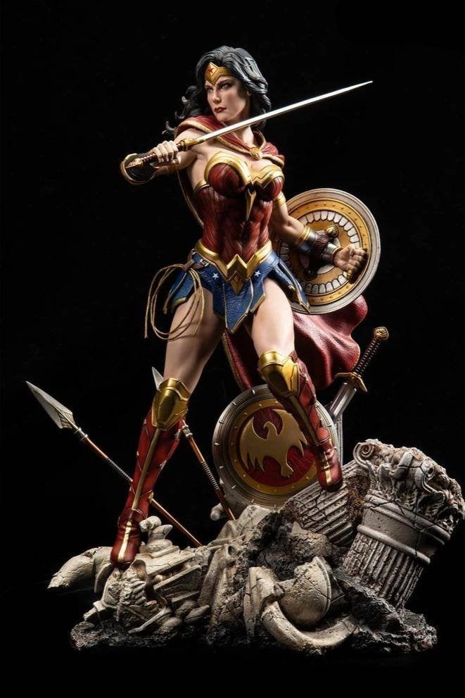 Prachtig beeld - Wonder Woman - XM Studios ., Verzamelen, Beelden en Beeldjes, Ophalen of Verzenden, Nieuw, Fantasy