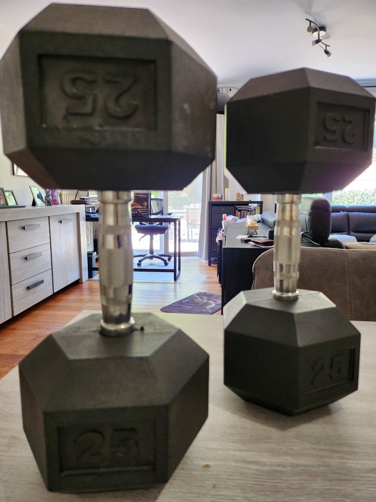 dumbbell 25 kg, Ophalen, Nieuw, Armen, Dumbbell
