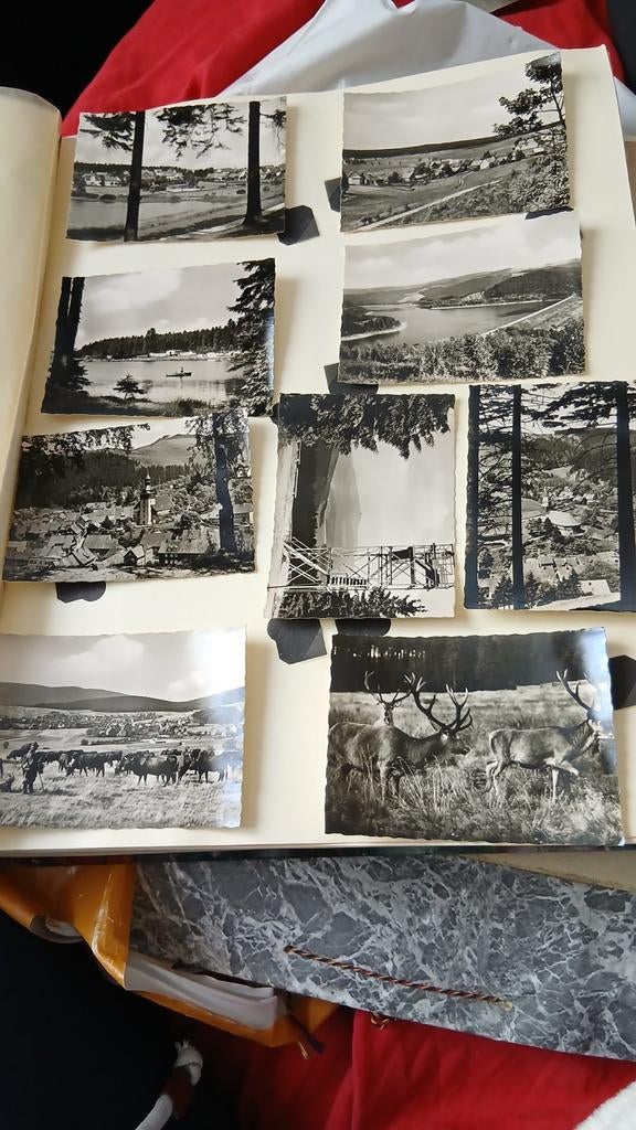 Lot de photos et cartes postales anciennes Allemagne Hildesh, Envoi