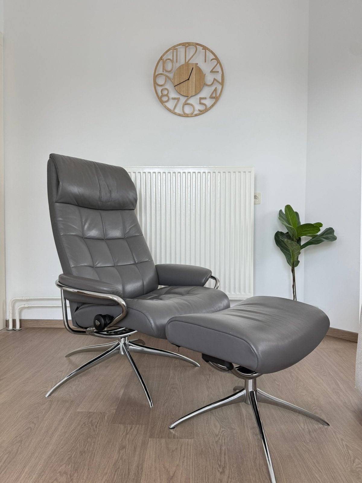 Stressless London Design Fauteuil incl. Voetenbank, Huis en Inrichting, Ophalen, Stressless Leolux Hukla Artifort De Sede Eames Ligne Roset FSM