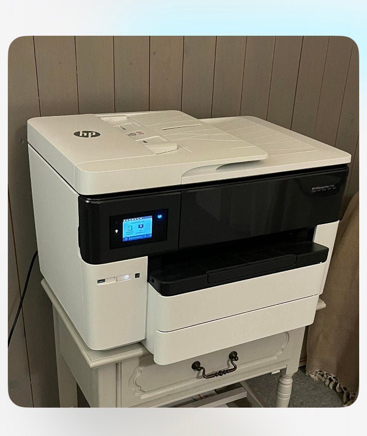 HP OfficeJet Pro 7740, Computers en Software, Ophalen, Printer, Draadloos, Zo goed als nieuw