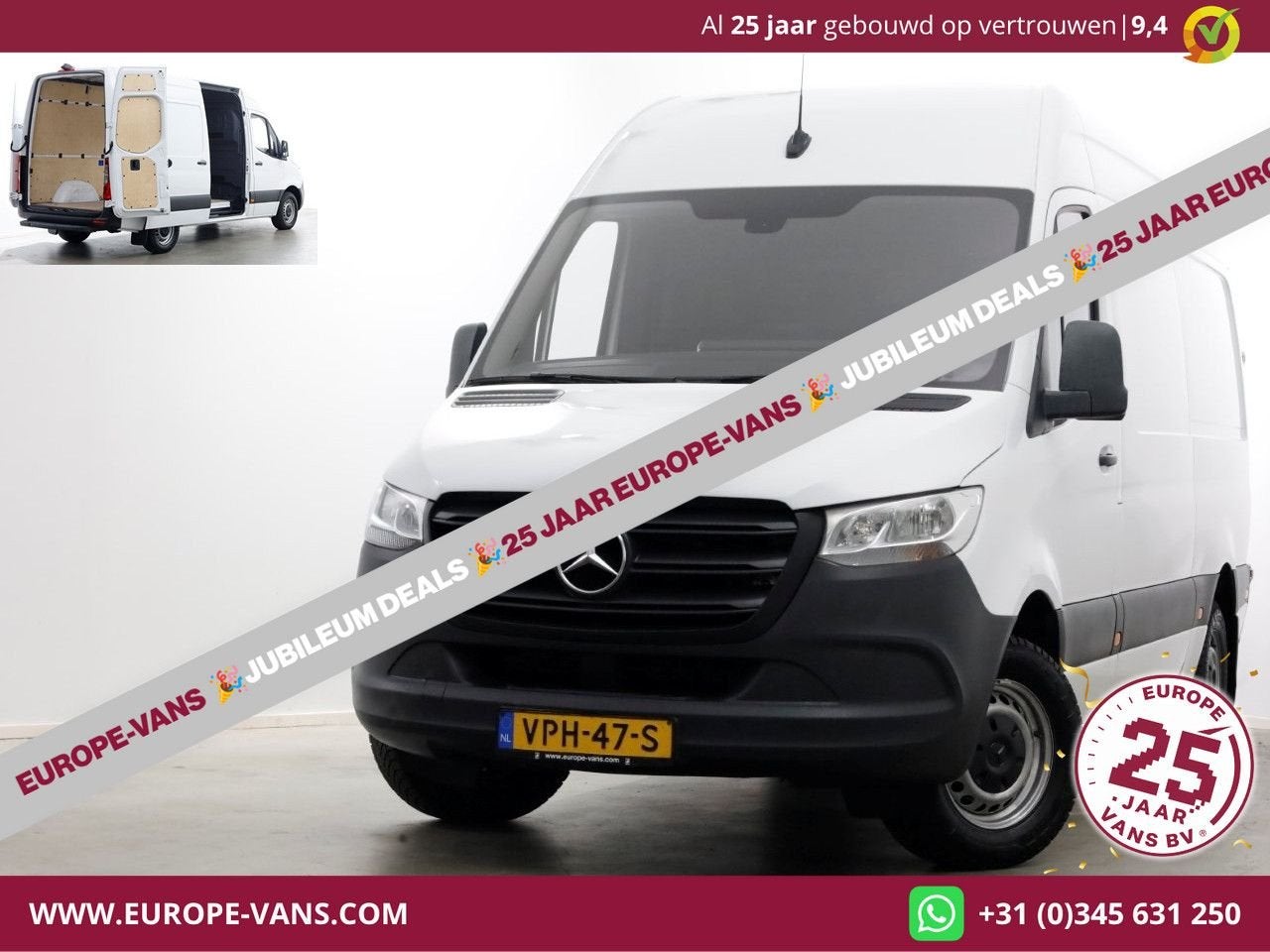 Mercedes-Benz Sprinter 311 CDI 115pk RWD 7G Automaat L2H2 Ai, Autos, Achat, Entreprise, Carnet d'entretien, Mercedes-Benz