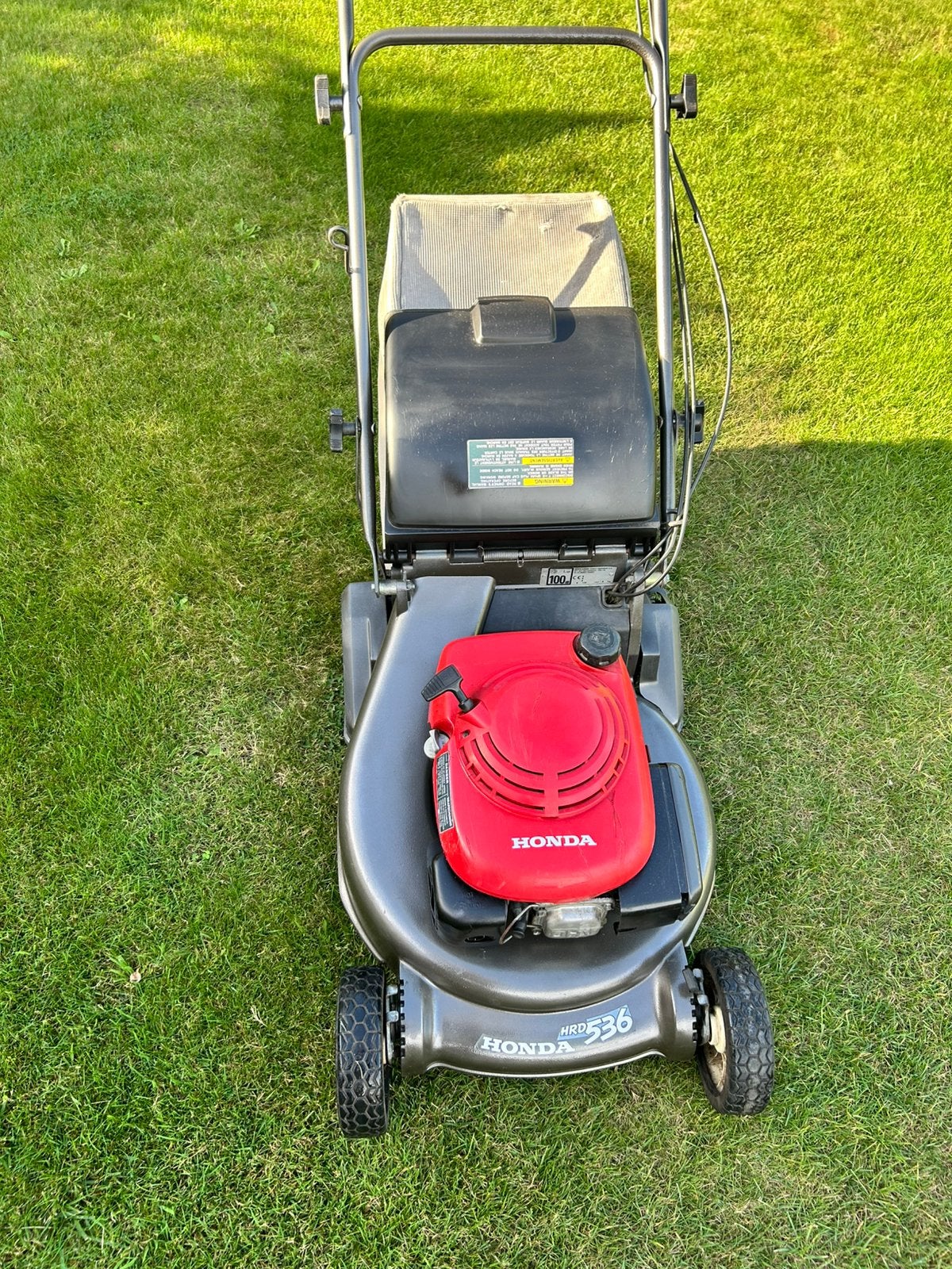 Honda hrd536qx ( roller ), Tuin en Terras, Ophalen, Cirkelmaaier, Zo goed als nieuw, 50 cm of meer