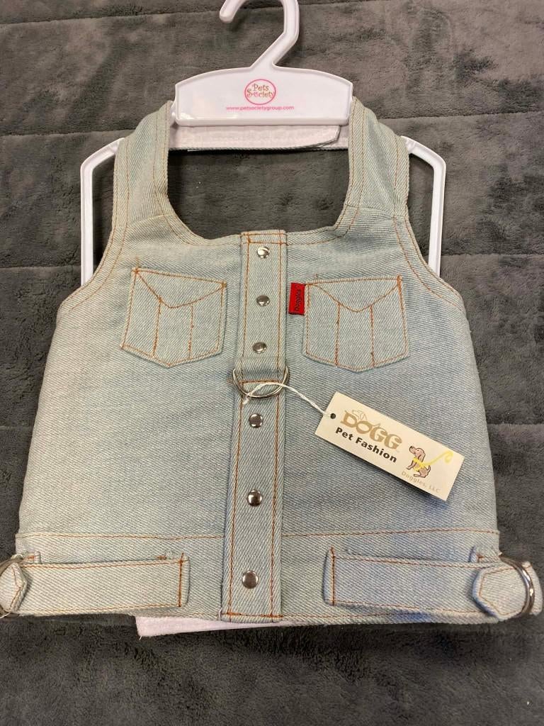 Leuk jeans harnas aan outletprijs, Dieren en Toebehoren, Hondenkleding, Nieuw, Hondenkostuum, Ophalen of Verzenden