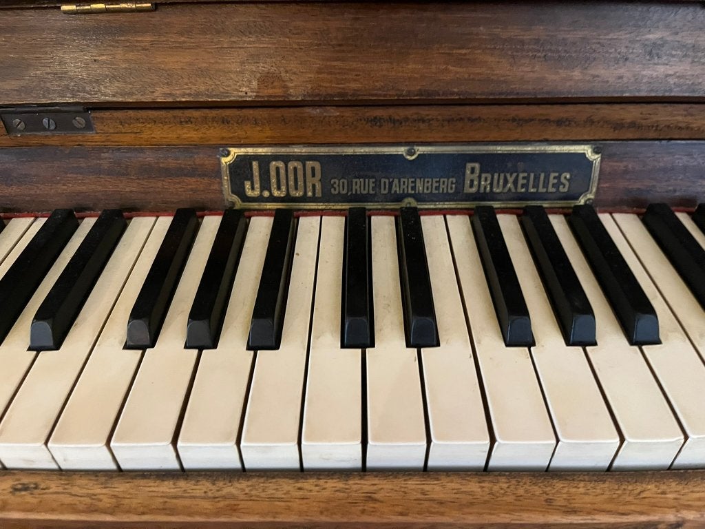 Buffetpiano J. Oor  (145 cm - 64 cm), Musique & Instruments, Pianos, Enlèvement, Utilisé, Brun, Piano