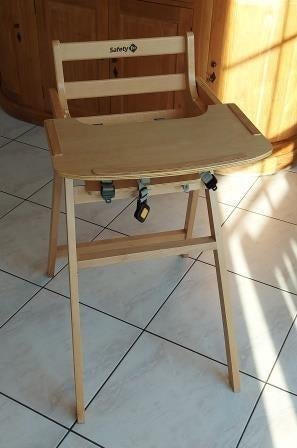 Chaise haute pour bébé, pliable, Enlèvement, Utilisé, Chaise pliante, Ceinture(s)