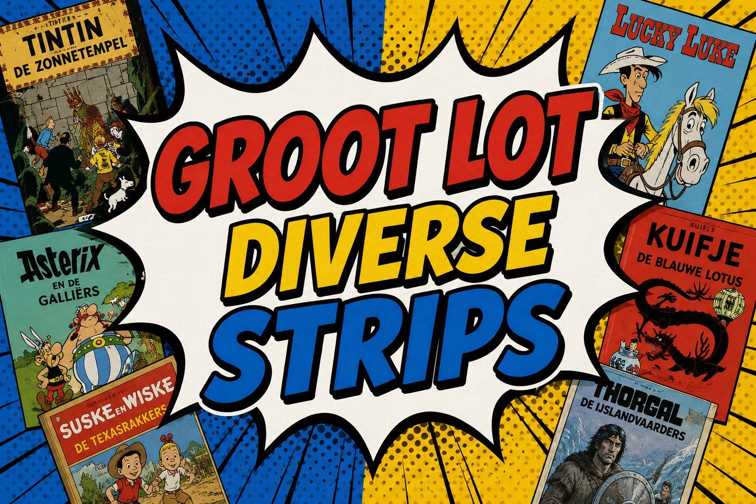 LOT Diverse Strips - 200 stuks, Boeken, Stripverhalen, Meerdere stripboeken, Ophalen of Verzenden, Gelezen