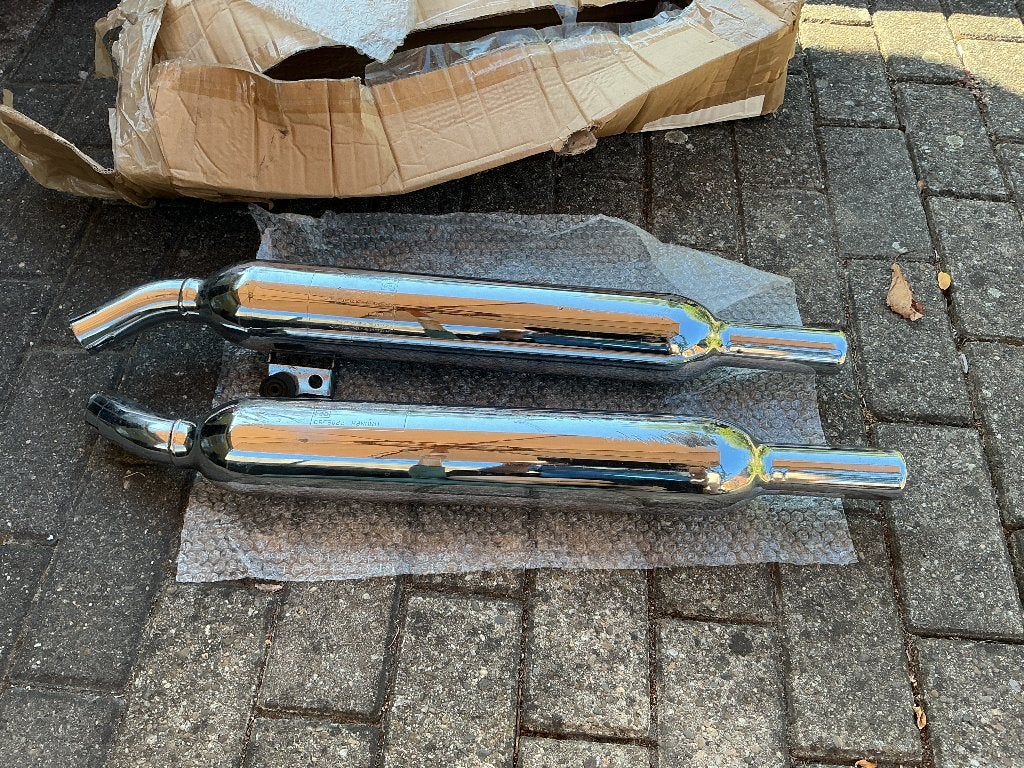 Triumph bonneville t100 uitlaten, Motoren, Particulier