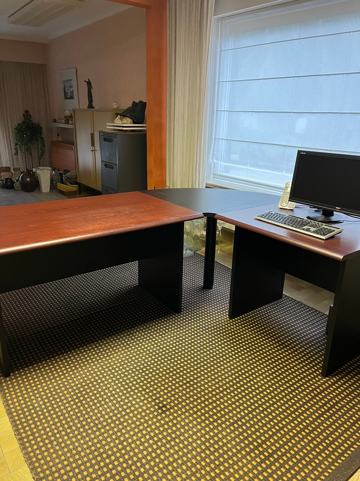 Groot hoekbureau/directiebureau, Huis en Inrichting, Ophalen