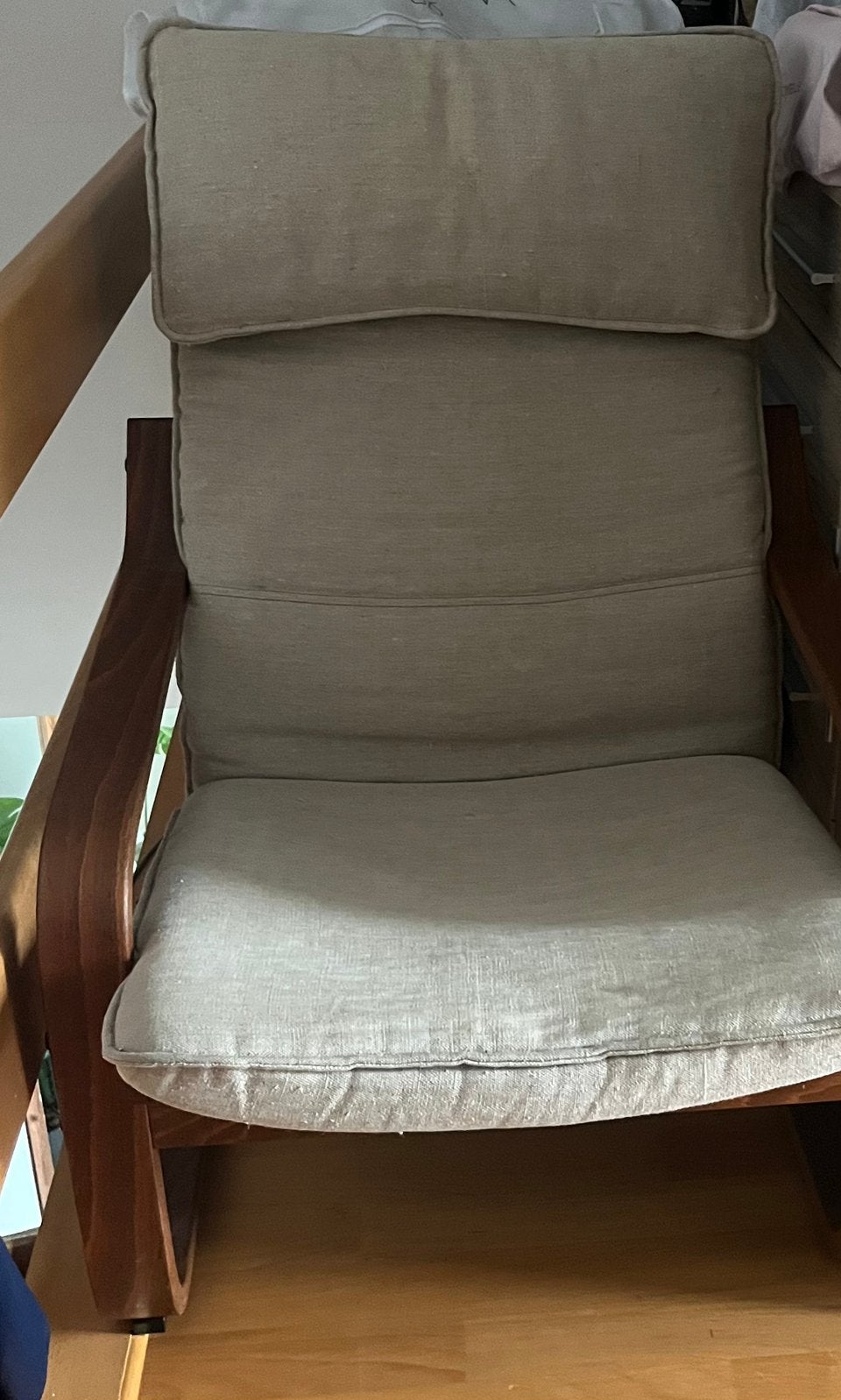 Poang lounge zetel stoel Ikeo, Maison & Meubles, Fauteuils, Enlèvement, Comme neuf, Bois