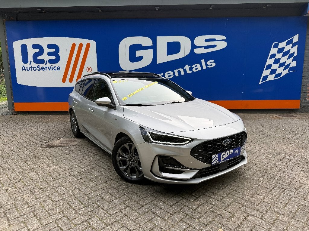 Ford Focus 1.0 - ST-Line - MHEV - PANO - SANS CLÉ - LED - CR, Focus, Argent ou Gris, Euro 6, Entreprise