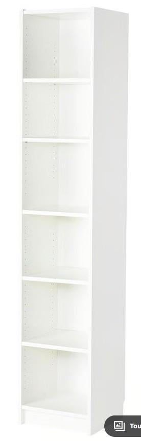 1 Bibliothèque IKEA BILLY, blanc, 40x39x202 cm, Maison & Meubles, Armoires | Bibliothèques, 25 à 50 cm, Comme neuf, Enlèvement