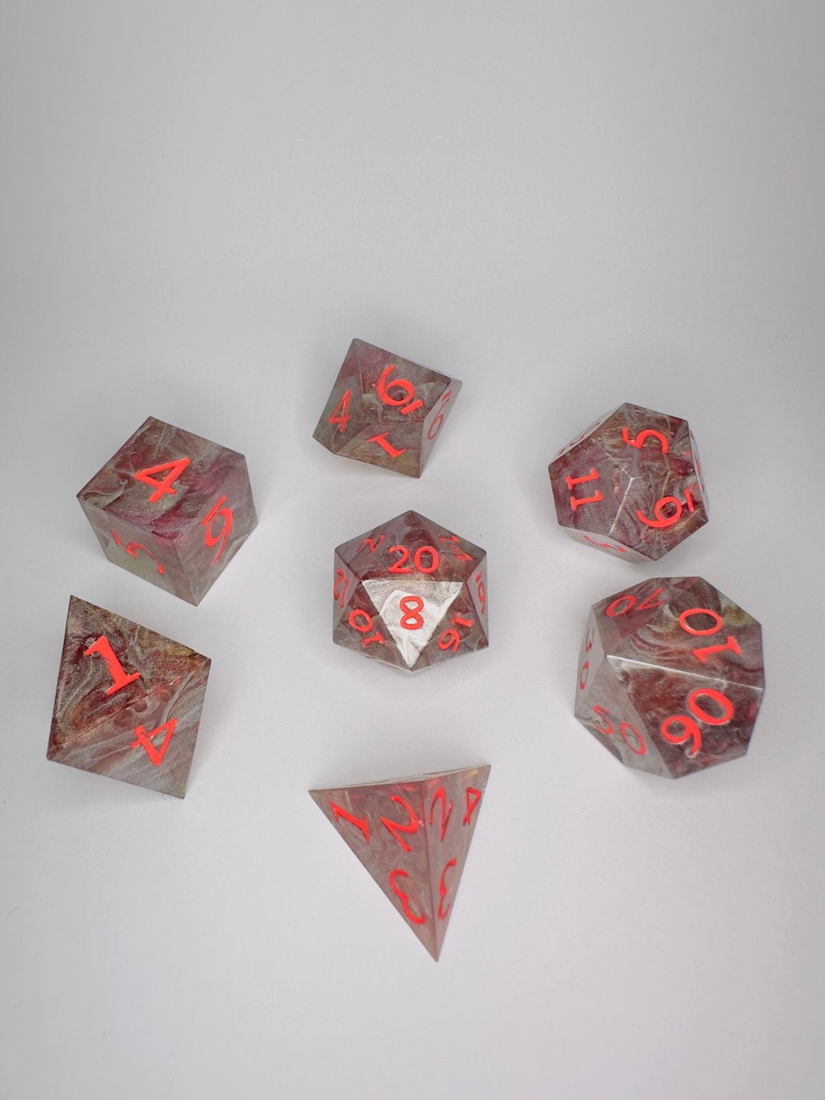Handgemaakte resin DnD dice, Verzamelen, Scouting, Ophalen of Verzenden, Nieuw, Overige typen